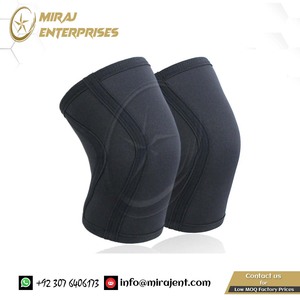Neoprene ที่ป้องกันเข่าที่ดีที่สุด1คู่หมอบเข่าแขนสนับสนุนประสิทธิภาพสูงสำหรับยกน้ำหนัก Powerlifting 7mm - Product Image 2