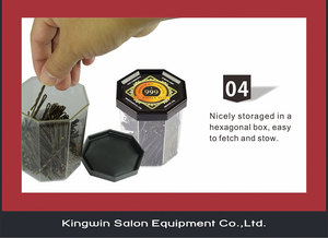 Kingwin mejor rendimiento flexible negro horquillas pinzas para el pelo - Product Image 5
