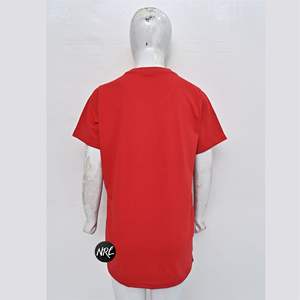 Floral Waffle gráfico Oversize Knit algodón camisetas transpirable térmico Logo decoración de talla grande para la temporada de verano de manga corta - Product Image 6