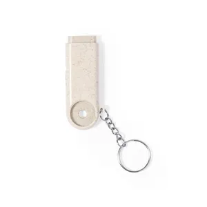 Portachiavi Ecologico Evelyn Token per Uso Promozionale - Product Image 1