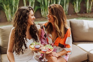 Eco Palm Leaf Plates 8x8 Inches Disposable <b>Wine</b> Trays for Events <b>Wine</b> Party Eco Disposable Tableware <b>Wine</b> & Snack Serving Dish - Product Image 3