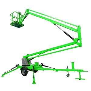 Plataforma aérea telescópica hidráulica para recoger cerezas, 10m, 16m, 24m, elevador eléctrico remolcable para la venta - Product Image 1