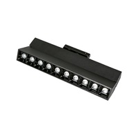 Éclairage sur rail LED moderne Spot linéaire LED Lumière magnétique 25W 20W 10W Cob Led Grille d'éclairage