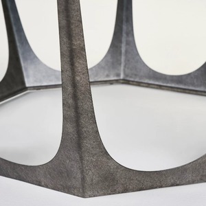 Mesa moderna de granja con pantalla transparente, mesa de centro para sala de estar, mesa moderna elegante de mediados de siglo para el hogar - Product Image 4