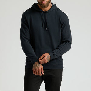 Nuevas Sudaderas con Capucha Negras Clásicas para Hombre, Hechas a Medida, Transpirables, al por Mayor, Estilo Nuevo, Ligeras, con Puños Acanalados y Diseño de Cordón - Product Image 1