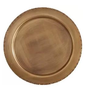 Dernière arrivée, plaque de chargeur en métal de luxe moderne faite à la main nouveau design maison restaurants et hôtels utiliser vente chaude - Product Image 3