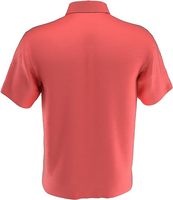 Chemises pour hommes en coton tricoté 100% fabriquées directement, col roulé, rose uni, uniforme de golf, uniforme professionnel, logo personnalisé