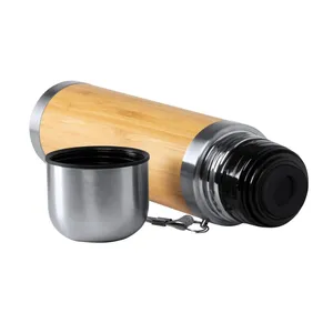 Thermos écologique TIRENS Gadgets en bambou pour le camping et la randonnée - Product Image 3
