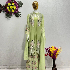 Nouvelle tenue de soirée de créateur belle fantaisie numérique simple 3 pièces avec dupatta Robes de haute qualité Robe en tissu de qualité supérieure - Product Image 1