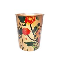 Vente chaude 5 litres en cuivre martelé distributeur d'eau support pur filtre à eau froide conteneur haut cuivre Drinkware