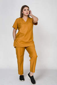 Mélange de polyester et de coton de haute qualité ensemble d'uniformes d'allaitement offre spéciale gommages d'allaitement imprimés avec logo personnalisé pour femmes à vendre - Product Image 2