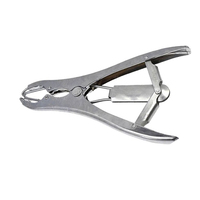 Pince à castrer les moutons manuelle de qualité supérieure, applicateur d'anneaux, pince en acier inoxydable, forceps à bande, haute capacité d'étirement