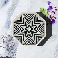 Plateau rectangulaire classique durable en os incrusté de qualité supérieure, fabriqué à la main, qualité d'exportation, pour servir et styliser les espaces, APEX ALIGN - Product Image 2