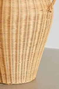 High Quality Natural <b>Large</b> Rattan <b>Basket</b> Wicker Handicraft Multipurpose <b>Storage</b> <b>Basket</b> OEM Customized Handmade in Vietnam - Product Image 3