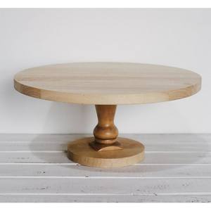 Soporte de tartas de madera maciza personalizado forma redonda restaurante cumpleaños fiesta boda pastel servir uso nuevo diseño de fabricante indio - Product Image 5