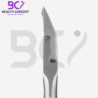 Coupe-cuticules Staleks 9 mm, lot de 3, lame pointue en acier inoxydable, outil de manucure, ouverture large pour les doigts