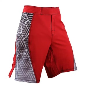 Haute qualité sur mesure OEM hommes Sublimation MMA BJJ Shorts pour hommes 100% Polyester Arts martiaux Boxer entraînement combat porter - Product Image 2