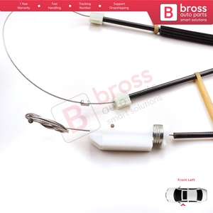 Kit de réparation de lève-vitre BWR5123 gauche pour TT TTS TTRS MK3 8S FV 2014-2024 2 portes 8S0837461 - Product Image 5