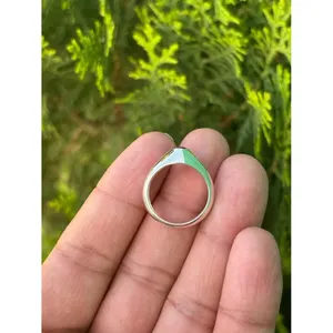 925 <b>Silver</b> Boho <b>Statement</b> <b>Ring</b> with Oval Cut Ruby Handmade Romantic Jewelry Featuring Bezel Setting for Everyday Wear - Product Image 4