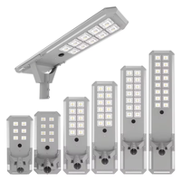 Farola Solar LED Todo en Uno de Alto Lumen, IP65, Aluminio Fundido a Presión, Luminaria para Exteriores de Alta Eficiencia