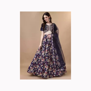 Lujosos diseños nupciales Lehenga Choli Opulent para su Día Especial Perfecto perfecto para invitados de boda - Product Image 5
