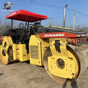 Compacteur vibrant à double tambour Dynapac CC522 d'occasion, poids de travail 12 tonnes, marque suédoise originale, compacteur de grande taille - Product Image 6