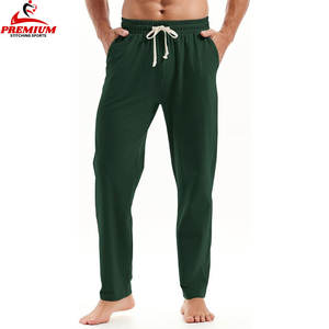 Pantalon de survêtement uni vierge Jogger Poids lourd Coton épais Pantalon de survêtement pour homme Stock - Product Image 6