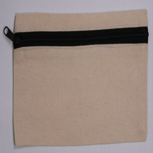 Pochette cosmétique écologique à motif floral personnalisé pour femmes Mini fleur en coton Trousse de maquillage à fermeture éclair durable Sac cadeau personnalisé - Product Image 2