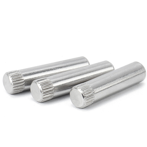 Goupille à ressort moletée en acier inoxydable 304 de fabrication chinoise, goupille à rouleau cylindrique diamètre 4 mm longueur 12 mm pour charnière - Product Image 1