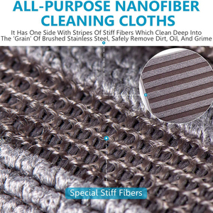 Paño de limpieza de microfibra de acero inoxidable para <span class=keywords><strong>cocina</strong></span>, multiusos, sin arañazos, el más vendido en <span class=keywords><strong>Amazon</strong></span>, 2022 - Product Image 5
