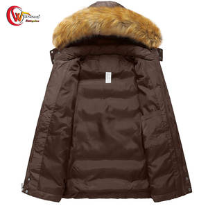 Service OEM Vestes d'hiver pour hommes en duvet, couleur personnalisée, logo frontal, capuche respirante, écologique, haute qualité, design personnalisé fini - Product Image 2