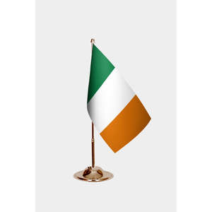 Nouveau titre : Drapeaux de bureau ivoiriens avec graphismes imprimés numériquement - Product Image 2