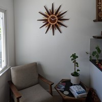 Jam dinding gantung kayu nordic kustom grosir jam kayu mewah kualitas baik untuk dekorasi interior