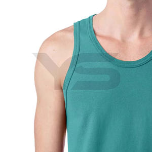 Débardeur en coton surdimensionné décontracté pour hommes haut sans manches de musculation Streetwear Stringer d'entraînement Gym Muscle nouveau respirant - Product Image 5