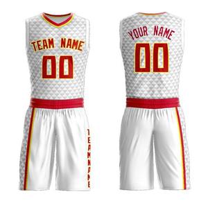 Vente de gros Dernière conception Ensemble uniforme de basket-ball uni réversible Maillot de basket-ball personnalisé Vêtements de sport de base pour hommes - Product Image 1