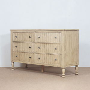 Armoire en bois de style moderne pour enfants avec 6 tiroirs pour appartement, chambre à coucher, salon, meubles pour enfants et bébés - Product Image 2