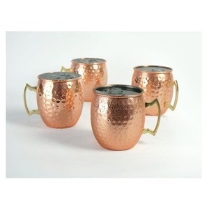 Handmade Antique Copper Moscow Mule <b>Mugs</b> New Style Stainless steel Copper Plating and Polished in Bulk - Product Image 5