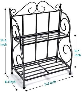 Premium Glass <b>Spice</b> <b>Rack</b> Keep <b>Spices</b> Neat & Accessible Foldable Multi Purpose <b>Spice</b> <b>Rack</b> - Product Image 6