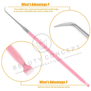 2 Pcs Couleur Rose Nouvelle Arrivée Produit Premium Bonne Qualité Outils de Levage des Cils par Beauty Concept International - Product Image 3