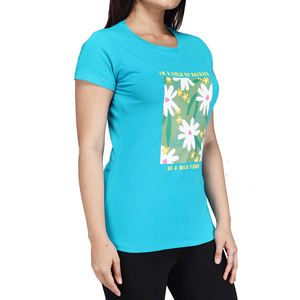 Wholesale 100% Cotton Women's Clothing Graphic <b>Ladies</b> Tshirt logo Tshirts Color <b>Ladies</b> <b>t</b> <b>Shirts</b> Women Wear - Product Image 5