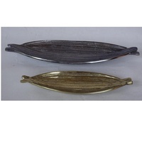 Plateau de coquillage en laiton coulé en aluminium Bol en métal Plateau de table en coquille en aluminium Bol Artisanat en métal Plat de bibelot de coquillage Plat de coquillage