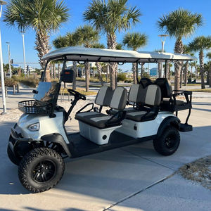 (H & S) SEIS PASAJERO 72V CARRO DE GOLF ELÉCTRICO DE LITIO ELEVADO 6 PLAZAS NUEVO - Product Image 1