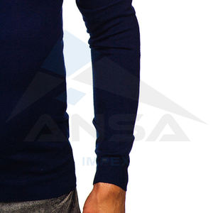 <b>Men's</b> Casual Winter Breathable 100% Cotton Knitted <b>Sweater</b> Long Sleeve Pullover with <b>V</b> <b>Neck</b> Design Street Wear Latest Style - Product Image 6