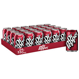 Dr Pepper Sabor Original Latas de 330ml Paquete de 72 Unidades Palet Completo para Distribuidores y Importadores de Bebidas a Gran Escala a Nivel Global - Product Image 1