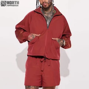 Nouvel ensemble de survêtement vintage pour homme en coton 100% - Sweat à capuche à manches longues et pantalon de survêtement coupe classique - Collection Hiver - Product Image 1