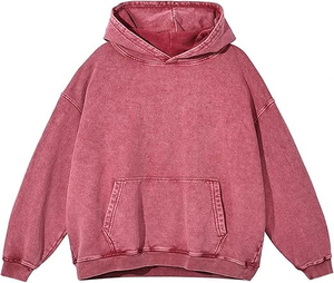 Sudadera con capucha para hombre, estilo vintage, lavada y desgastada, 100% algodón, felpa francesa, diseño personalizado, la más popular. - Product Image 1