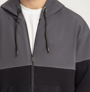 Sweat à capuche unisexe en jersey 100% coton, poids lourd 500 g/m², imperméable, style zippé, coupe classique, taille XXS, personnalisable - Product Image 2