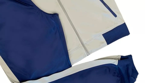 Windproof Custom Logo Reflective Jogging Tracksuit For Men Mens Windbreaker Tracksuit Nylon Soccer Jacket - Product Image 6