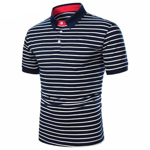 Polo bordado de algodón para hombre, patrón sólido, manga corta y transpirable, colores personalizables y logotipos, diseño elegante - Product Image 6