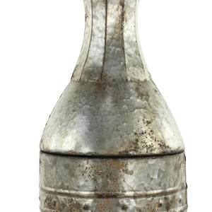 Metal <b>Vases</b> Rustic Galvanized <b>Floor</b> <b>Vases</b> with Studs Farmhouse Decor Tall Decorative <b>Vases</b> for Living Room Home Decor - Product Image 4